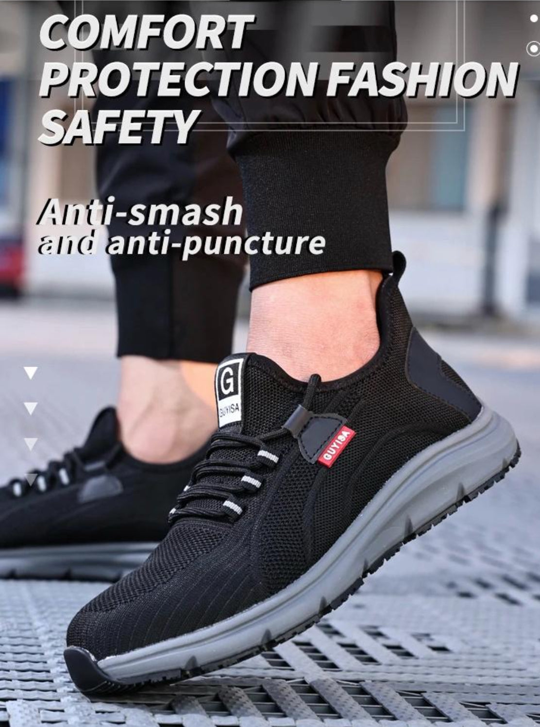 DW3037 Zapato de seguridad con Máximo Nivel Anti Resbalante SRC