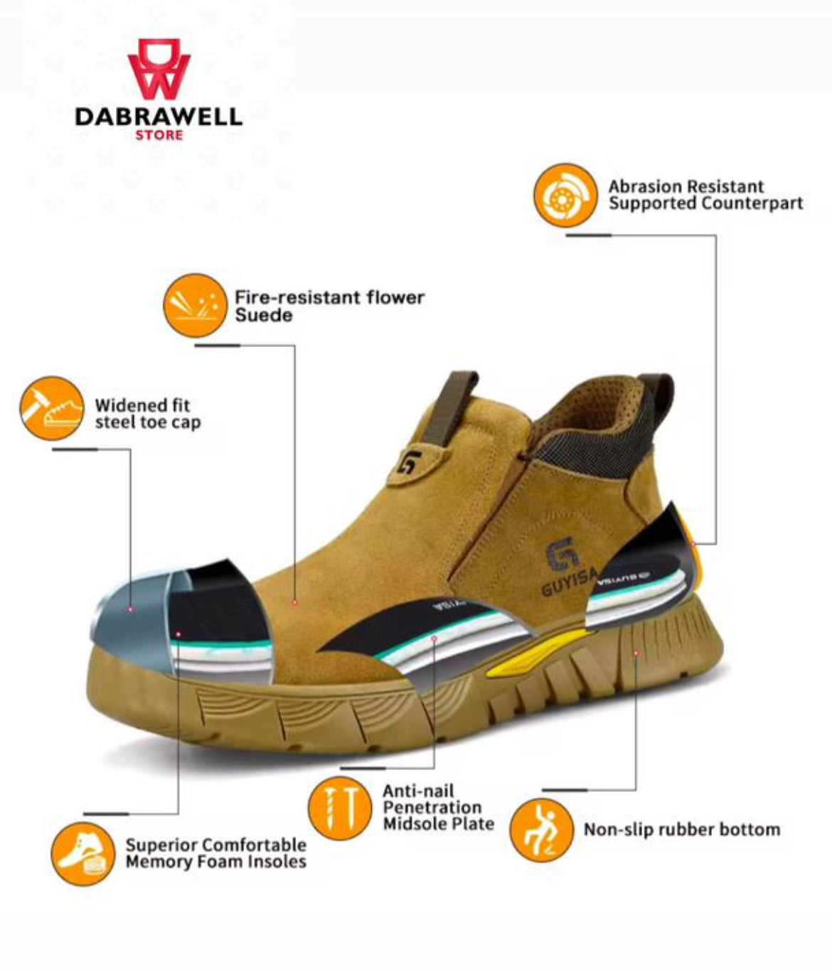 DAW 3005 YW BOTAS SOLDADOR